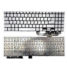 Клавіатура для ASUS VivoBook X1502 M1502 X1503 X1602 X1603 X1504 X1605 F1603 M1503Q M1603Q M1605XA3 (RU Siver)