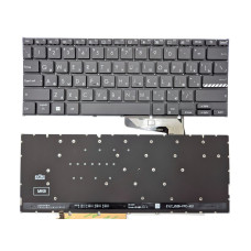 Клавіатура для ASUS X1404 X1404ZA X1404VA X1404VAP M1404 (RU Black з підсвіткою)