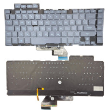Уцінка! клавіатура для ASUS GA502G GA502D GA502I GU502G GU502DU GU502GV GU502GW GU502L GU502LU GU502LV GU502LW (RU Gray з RGB підсвіткою)