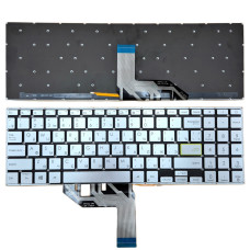 Клавіатура для ASUS X513 X513E X513EA X513EP X513EQ X513IA X513UA S533EA S533FA M513 M513I M513U M513UA,K513 K513E M5600 S5600(RU Silver)