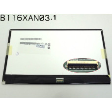 Матриця для планшета 11.6" Slim (1366*768, IPS, 40Pin MiPi знизу по центру, без вушок) AUO B116XAN03.1. Матова. матриця для ASUS VivoTAB TF810