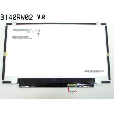 Матриця 14.0" Slim (1600*900, 40pin, вушка верх-низ) AUO B140RW02 V.0, B140RTN02.0 матова