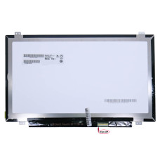Матриця 14.0" Slim eDP 320мм FHD 1920×1080 30pin, кріплення верх/низ AUO B140HTN01.E, матова