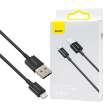 Кабель Baseus Superior Series Fast Charging Data Cable USB to iP, 2.4A, 1m, Black (CALYS-A01)