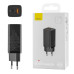 Зарядное устройство Baseus GaN2 Lite Quick Charger C+U 65W EU Black (CCGAN2L-B01) + ID 50697 в подарок