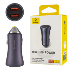 Автомобильное зарядное устройство Baseus Golden Contactor Pro Dual Quick Charger Car Charger U+U 40W (CCJD-A0G)