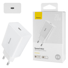 Зарядное устройство Baseus Speed Mini Quick Charger 1C 20W EU White (CCFS-SN02)