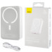 Универсальная мобильная батарея Baseus Magnetic Mini Wireless, Fast Charge, 20000mAh, 20W, White (PPCX150002)