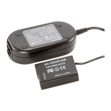 BestBatt мережевий адаптер живлення Panasonic DMW-AC8 + DMW-DCC9 DC коплер