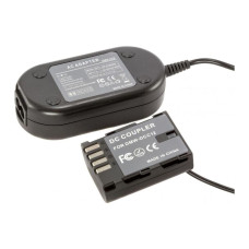 KingMa мережевий адаптер живлення Panasonic DMW-AC8 + DC-куплер DMW-DCC12