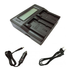 BestBatt зарядний на 2 батареї (KingMa) для JVC BN-VF808U BN-VF815U BN-VF823U