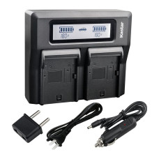BestBatt зарядний на 2 батареї (KingMa) для Panasonic DMW-BLF19e
