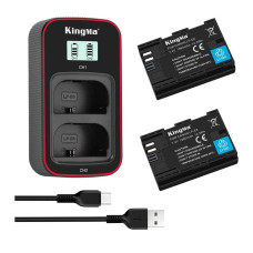 BestBatt 3-Pack KingMa Canon LP-E6 (2 акб KingMa LP-E6 та 1 зу на дві батареї)