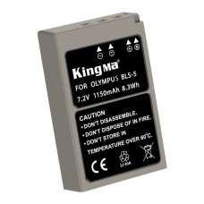 BestBatt акумулятор для Olympus BLS-5 (KingMa) 1150 mAh