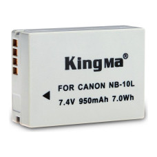 BestBatt акумулятор для Canon NB-10L (KingMa) 950 mAh