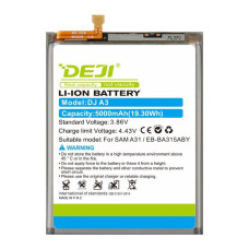   акумулятор батареї DEJI Samsung EB-BA315ABY для Galaxy A31 SM-A310F (5000 mAh)