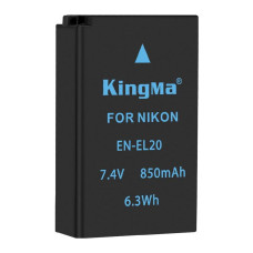 BestBatt акумулятор для Nikon EN-EL20 (KingMa) 850 mAh