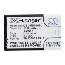 BestBatt акумулятор X-Longer TM533855 1S1P (CS-JMD510SL) для JBL Play Up (1350 mAh)