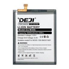   акумулятор батареї DEJI Samsung EB-BM207ABY для Galaxy M30s SM-M307F/DS (6000 mAh)