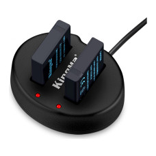BestBatt 3-Pack KingMa Panasonic CGA-S005 комплект из 2 аккумуляторов и зу на 2 батареи