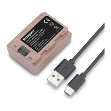 BestBatt аккумуляторная батарея для Sony NP-FZ100 USB-C (KingMa) 2000 mAh