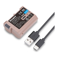 BestBatt аккумуляторная батарея для Nikon EN-EL15 USB-C (KingMa) 1960 mAh