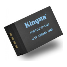 BestBatt аккумуляторная батарея для Fujifilm NP-T125 (KingMa) 1200 mAh
