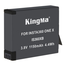 BestBatt аккумуляторная батарея для Insta IS360XB (KingMa) 1150 mAh