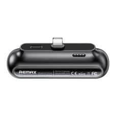 повербанк Remax RPP-576 (Black) 2500 mAh швидка допомога до айфона (Capsule Series)