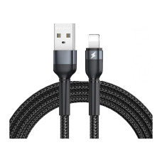 BestBatt кабель Remax RC-124i-Black USB - Lightning (iPhone) (1 m) 2.4 A (Jany Series)