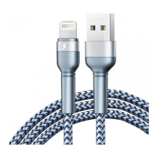 BestBatt кабель Remax RC-124i-Silver USB - Lightning (iPhone) (1 m) 2.4 A (Jany Series)