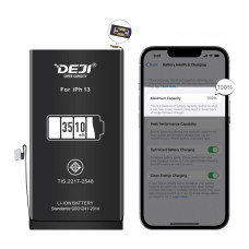Смарт-акумулятор DEJI 4750 мА·год для iPhone 13 Pro Max — індикатор ємності, iOS розпізнає Original