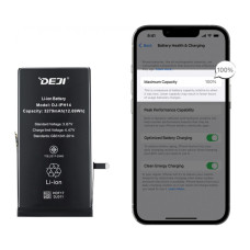 Смарт-акумулятор DEJI 3279 мА·год для iPhone 14 — індикатор ємності, визначається iOS як Original
