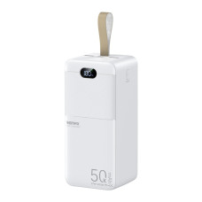УMБ Remax RPP-117 50000 mAh Power Bank (White) 27W швидка зарядка і LED ліхтарик