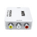 Конвертер HDMI to AV / RCA (тюльпани) переходник адаптер