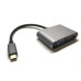 Конвертер USB Type C - to - HDMI / VGA переходник MacBook iMac MHL