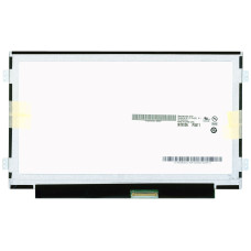 Матриця для ноутбука 10,1", Slim (тонка), 40 pin (знизу праворуч), 1024x600, світлодіодна (LED), кріплення злівасправа, глянцева, AU Optronics (AUO), B101AW06 V.1