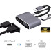 Конвертер USB Type C - to - HDMI / VGA / USB / Type-C переходник MacBook iMac MHL