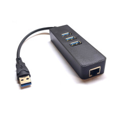 Usb 3.0 - сетевая карта 1gb + HUB / usb to lan hub