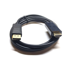 Кабель DisplayPort to HDMI 1.5m переходник