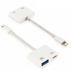 Перехідник Аpple Lightning to OTG usb для iPhone, iPad (MK0W2)
