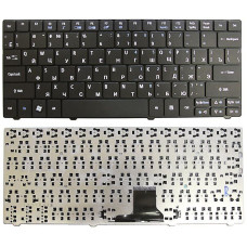 Клавіатура для ноутбуків Acer Aspire (1420, 1425, 1425P, 1810, 1810T, 1820, 1825, 1830T), Aspire One (715, 721, 722, 751, 751H, 752, 752H, 753, ZA3, ZA5) та Acer Ferrari One (200) — чорна, розкладка RU/EN