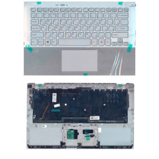 Клавиатура для ноутбука Sony Vaio (SVP11) Silver, (Silver TopCase), RU