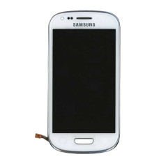 Матрица с тачскрином (модуль) для Samsung Galaxy S3 mini GT-I8190 белый с рамкой