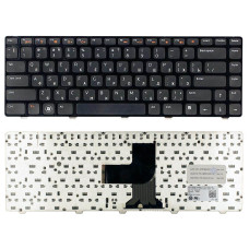 Клавіатура для ноутбуків Dell Vostro 1440/1450/1540/1550/3450/3550/V131, Inspiron 14R/7520/N4050/N4110/M5040/M5050/N5040/N5050 та XPS 15 (L501x, L502x) — чорна, з чорною рамкою, розкладка RU, Original