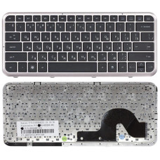 Клавиатура для ноутбука HP Pavilion (DM3-1000) Black, (Silver Frame) RU