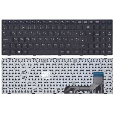 Клавиатура для ноутбука Lenovo IdeaPad (100-15) Black, (Black Frame), RU