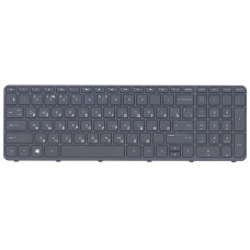 Клавиатура для ноутбука HP 250 G3, 255 G2, 255 G3, Pavilion SleekBook 15-e, 15-e000, 15-e002er, 15-e002sr, 15-e003sr, 15-e004er, 15-g, 15-g000, 15-d, 15-n, 15-n000, 15-r, 15-r000, 15-s000, 15t-e, 15t-n, 15z-e, 15z-n Black, (Black Frame) RU