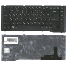 Клавиатура для ноутбука Fujitsu LifeBook (LH532, LH522) Black, (Black Frame) RU