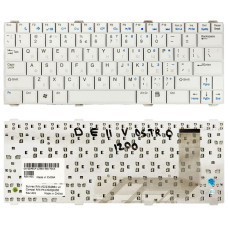 Біла клавіатура для ноутбука Dell Vostro 1220 з RU-розкладкою